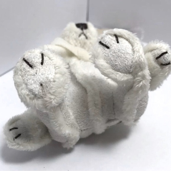 BNWT Bath and Body Works Mini Cream Teddy Bear ornament GREAT GIFT TOPPER - Picture 2 of 6